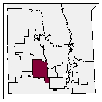 Map of electoral division