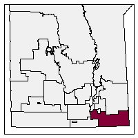 Map of electoral division