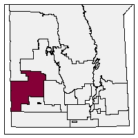 Map of electoral division